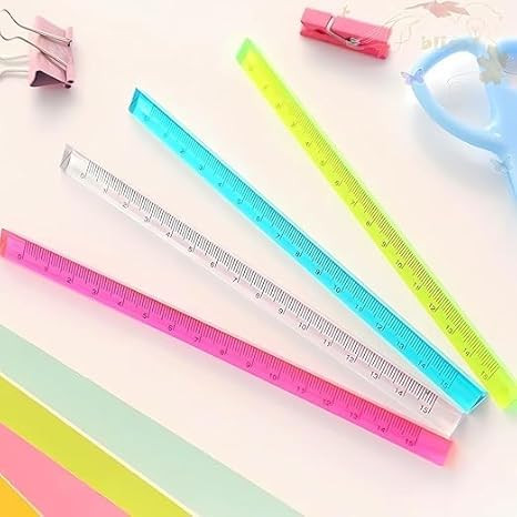 Smart Sphere Triangle Scale 15 cm Kids Geometry Ruler, School Stationery & Birthday Return Gifts.
