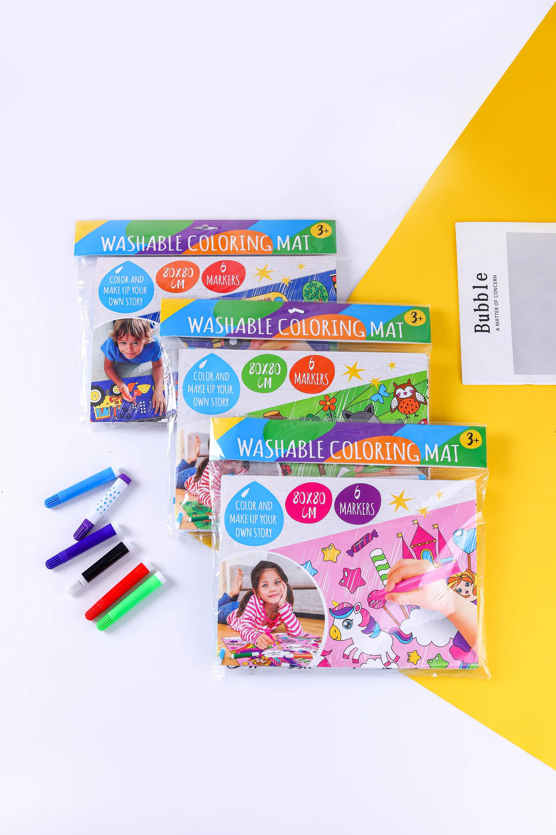 Smart Sphere Washable Coloring Mat for Kids – Reusable, Non Toxic & Mess Free Drawing Fun